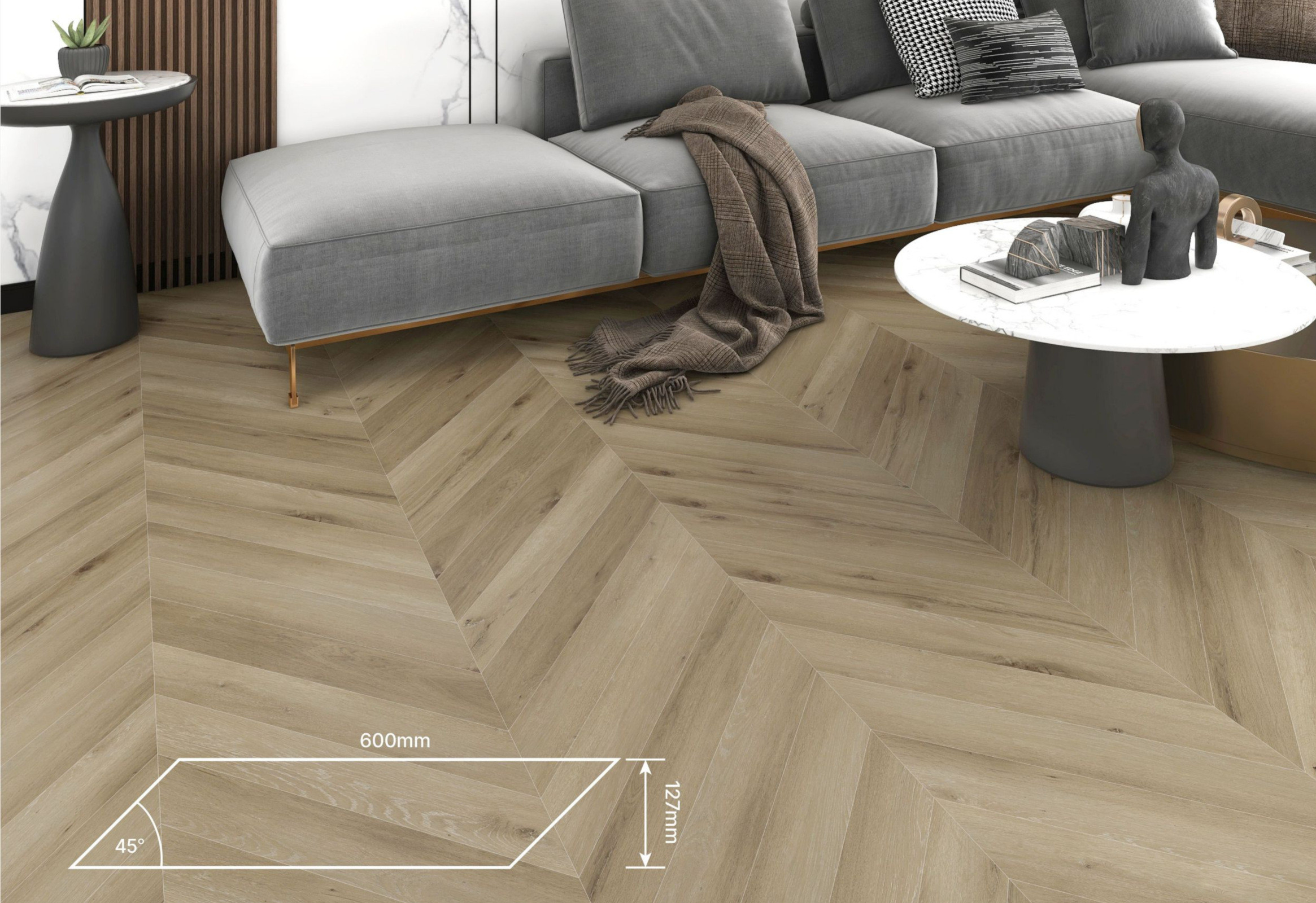 Chevron - Pavimento SPC spina ungherese - immagine 3