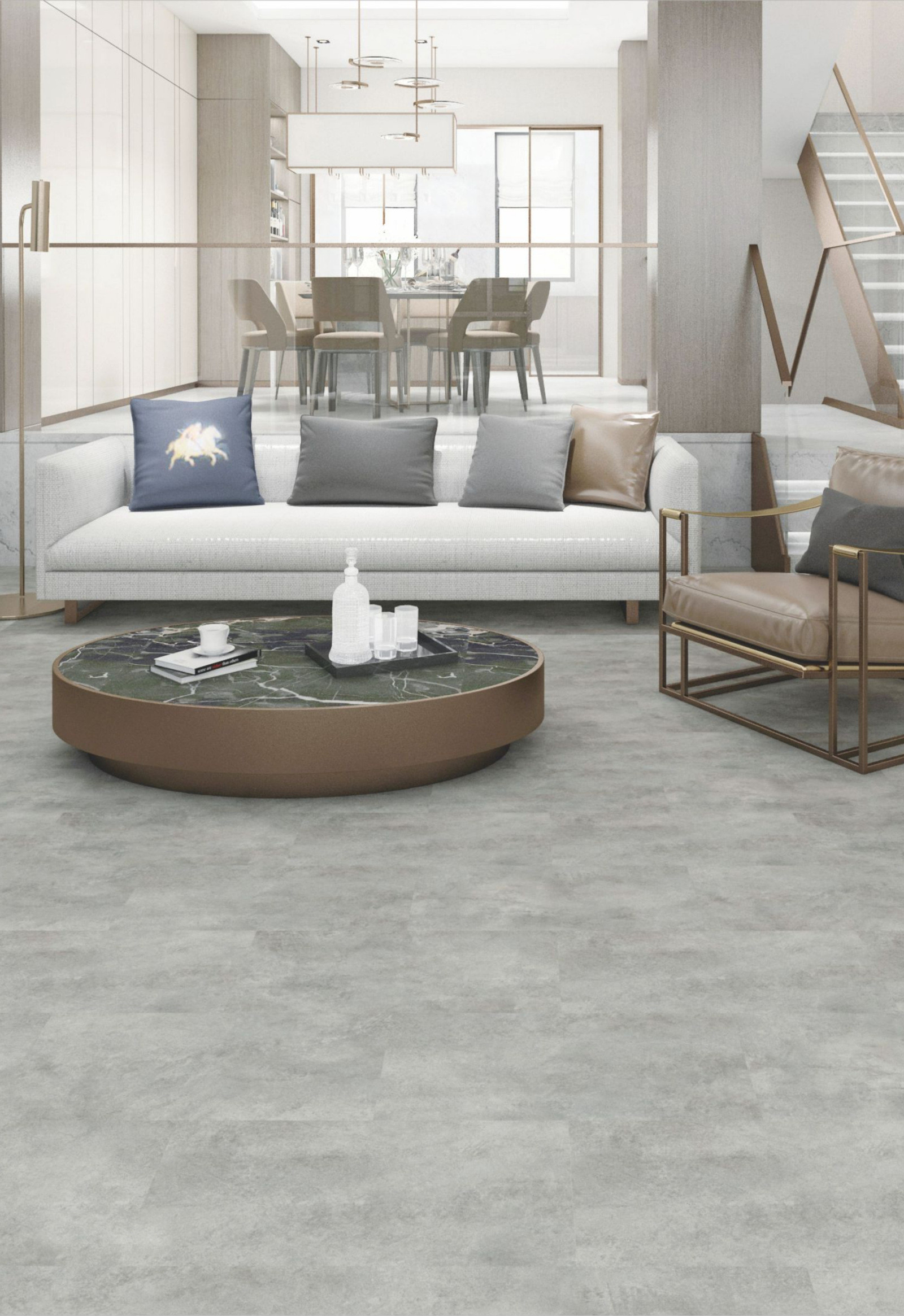 Stone - Pavimento SPC effetto pietra e marmo - immagine 6